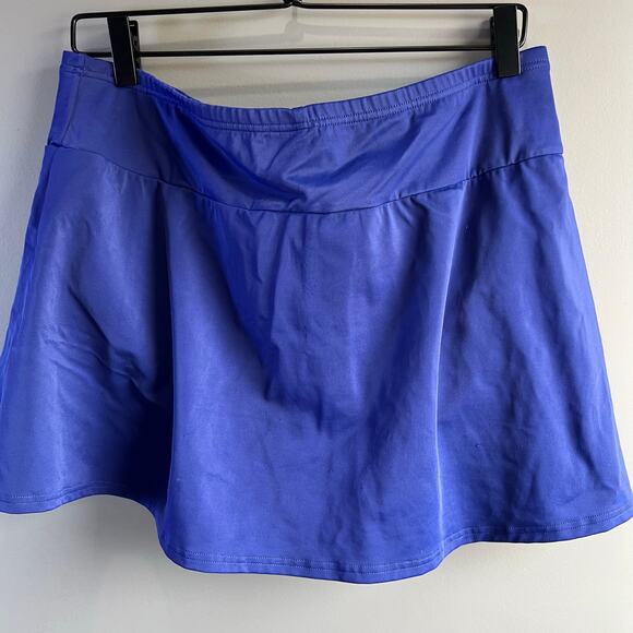 Lands’ End Blue Swim Skirt Size 16 - Picture 1 of 6